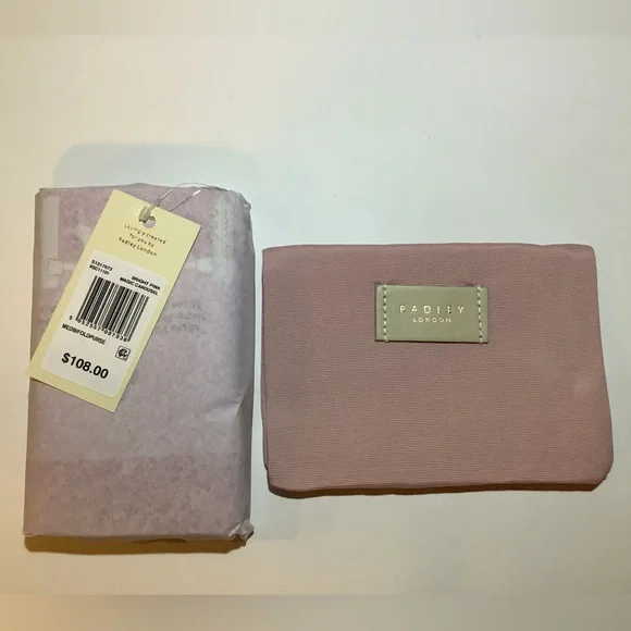 Radley London Magic Carousel Pink Medium Leather Bifold Wallet New - Picture 5 of 5